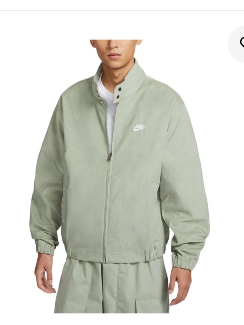 Nike Sportswear Corduroy Harrington Jacket Mens Large